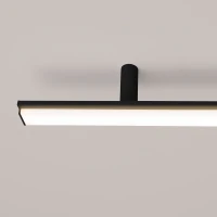 Lubinis LED šviestuvas 181 cm/40W – linijinis, juodas, CRI93 - Nuotrauka 6