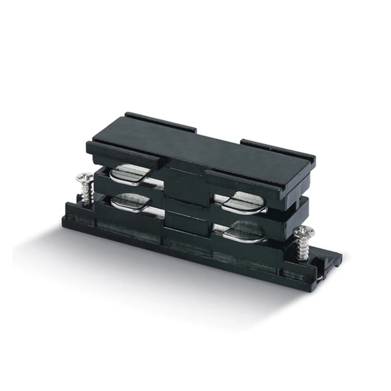3-phase track inner connector (straight), black