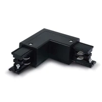 3-phase track corner connector, left, black - Image 2