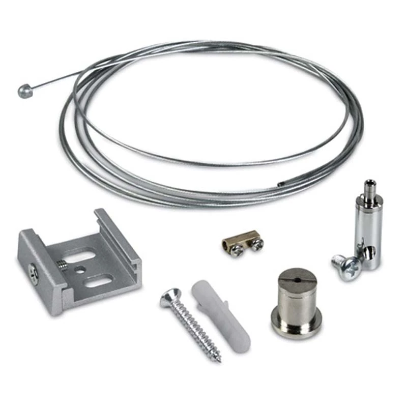 3-phase track suspension kit with 2 m wire