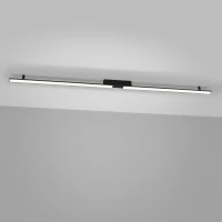 Lubinis LED šviestuvas 181 cm / 40W – linijinis, juodas, CRI98 - Nuotrauka 4
