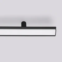 Lubinis LED šviestuvas 181 cm / 40W – linijinis, juodas, CRI98 - Nuotrauka 5
