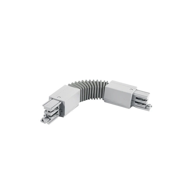 3-phase track flexible connector, white