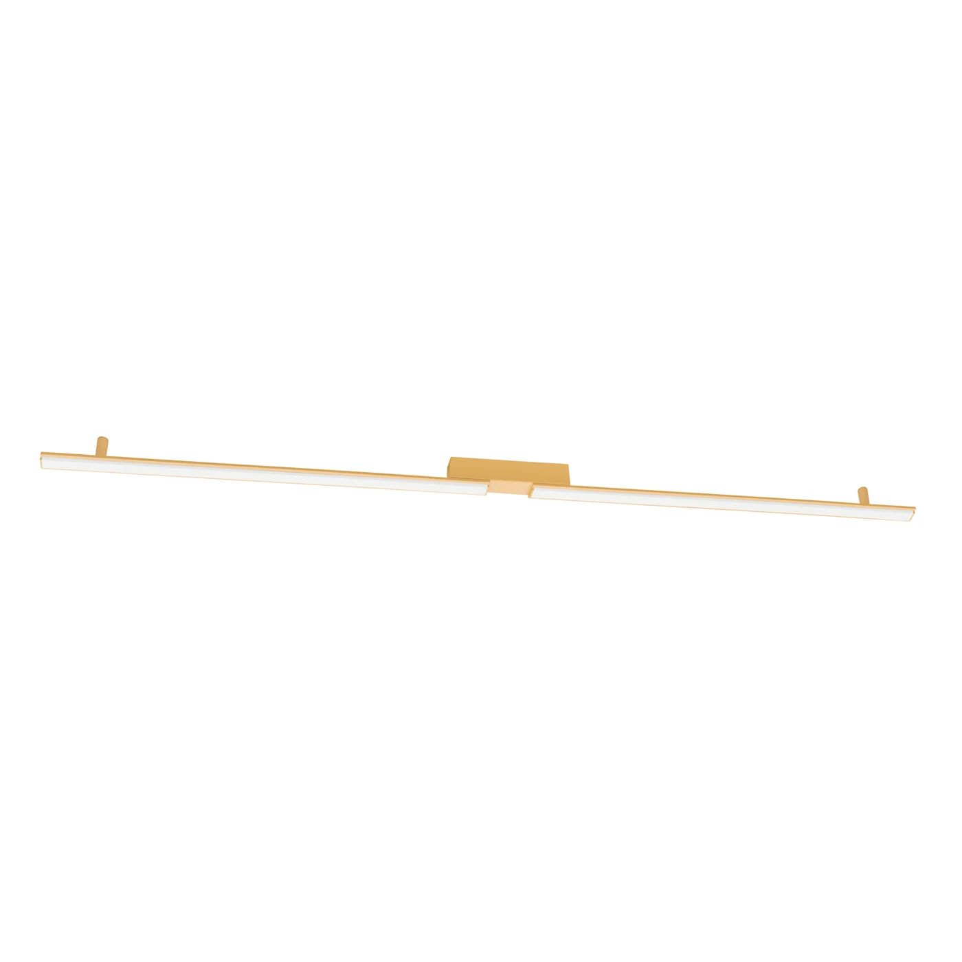 LED ceiling light 181 cm – linear, gold, warm light