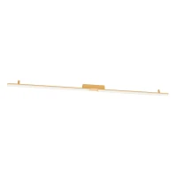 LED ceiling light 181 cm – linear, gold, warm light - Image 2