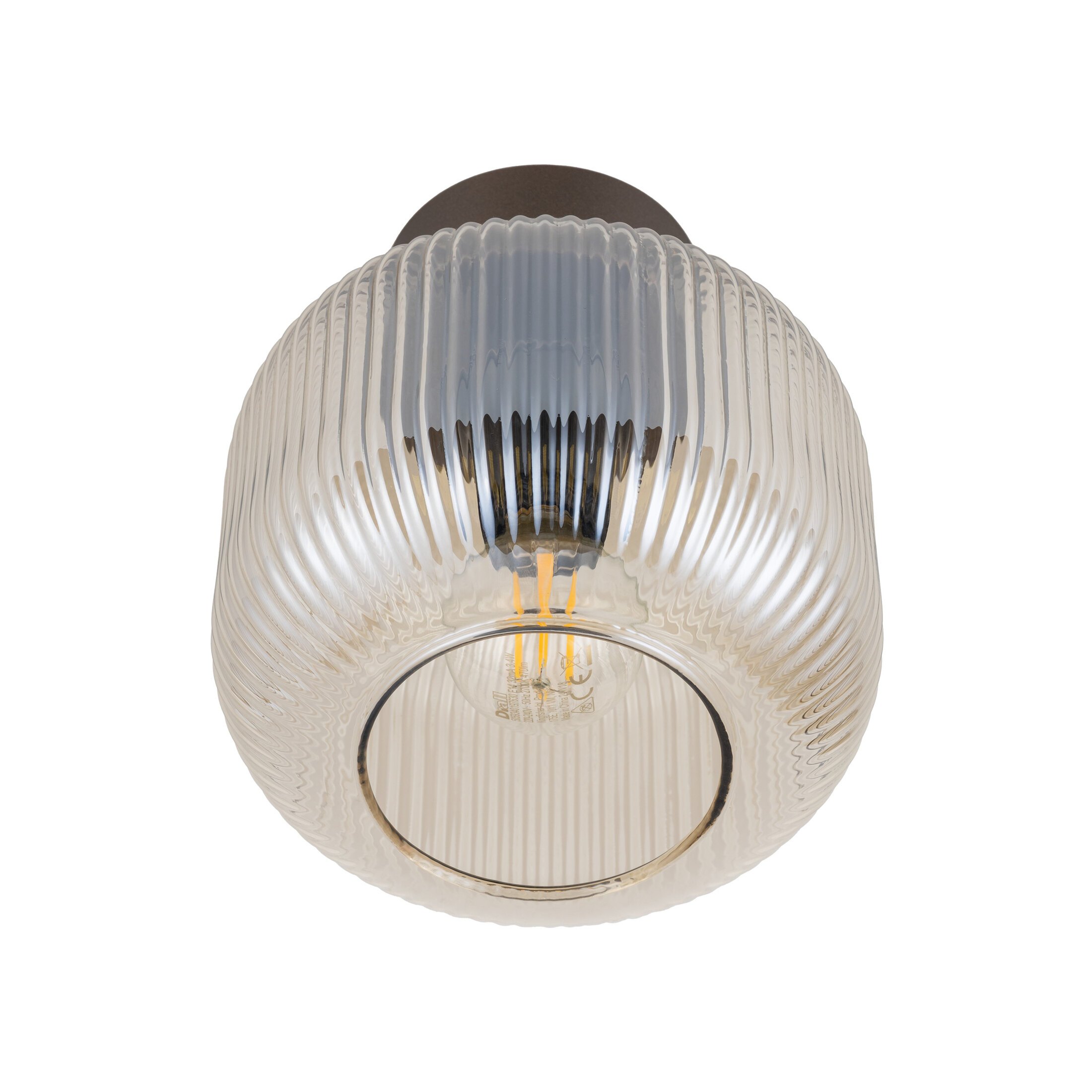 SALVIA ceiling light – brown, E14, compact accent - Image 6