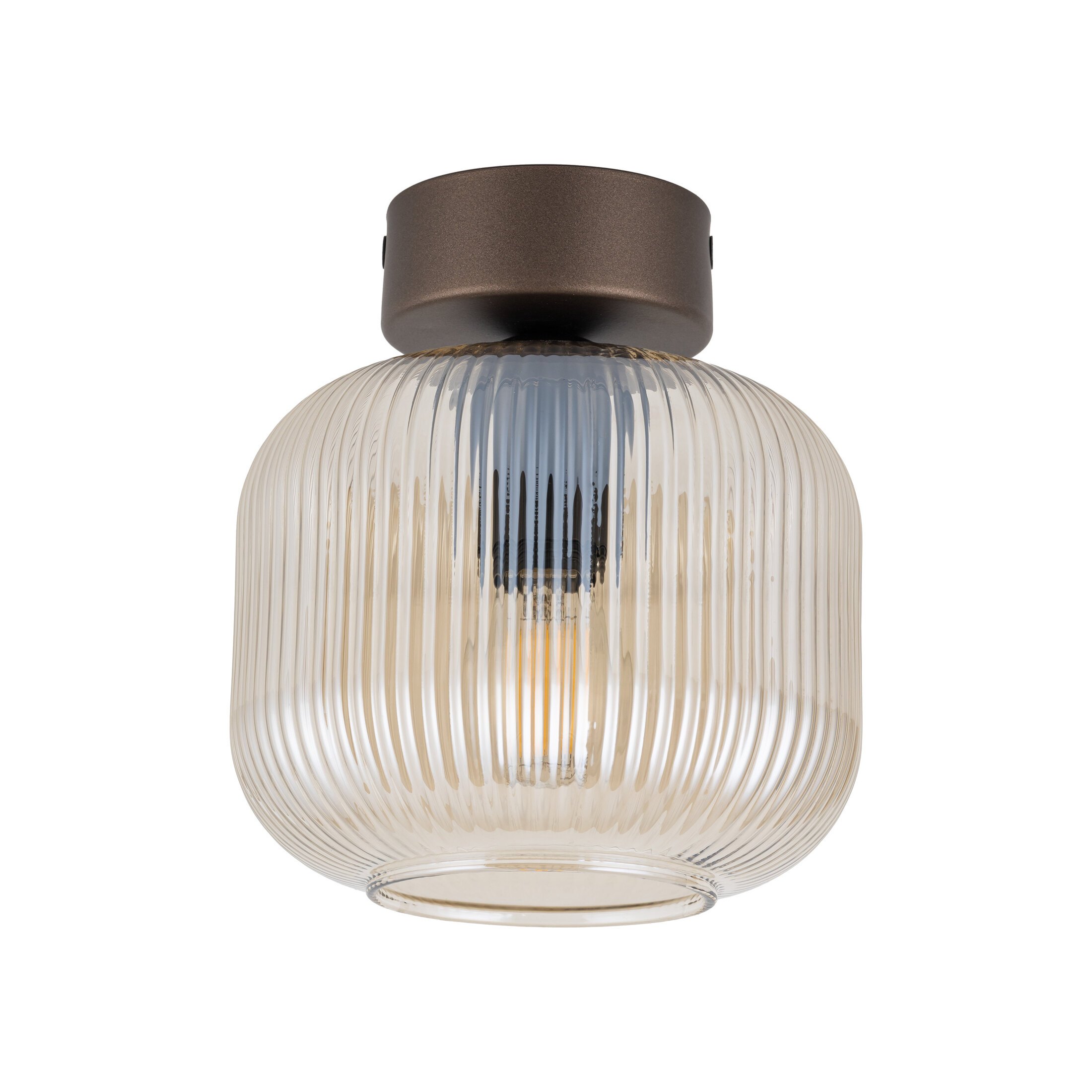 SALVIA ceiling light – brown, E14, compact accent - Image 1