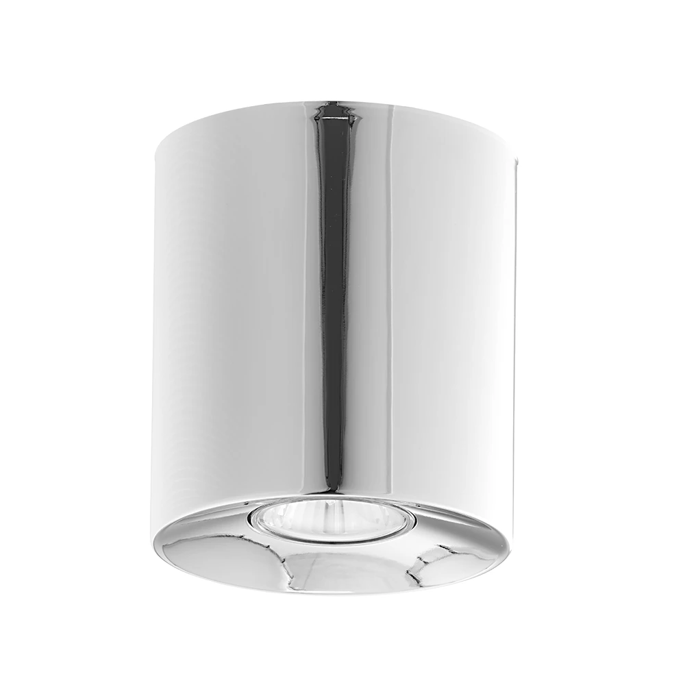 Apvalus lubinis šviestuvas GU10 10 W, chromuotas
