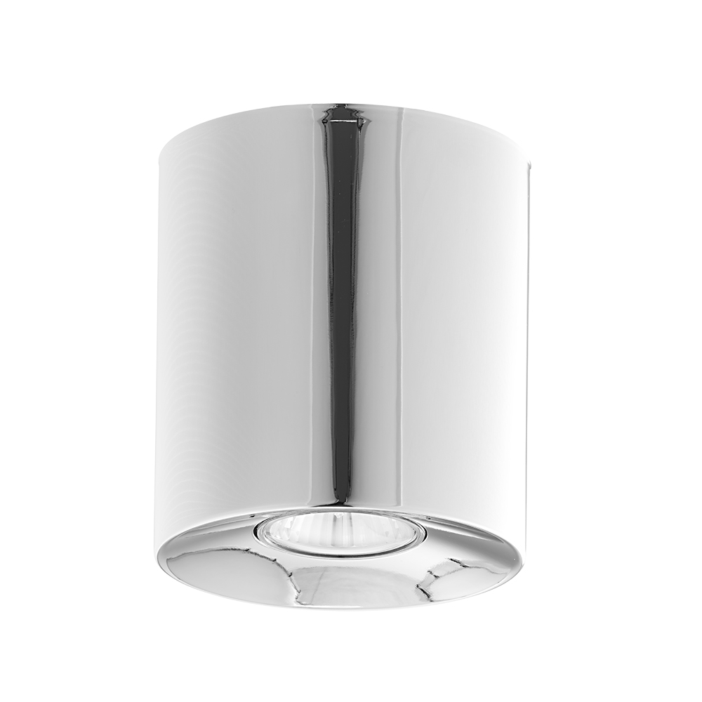 Apvalus lubinis šviestuvas GU10 10 W, chromuotas