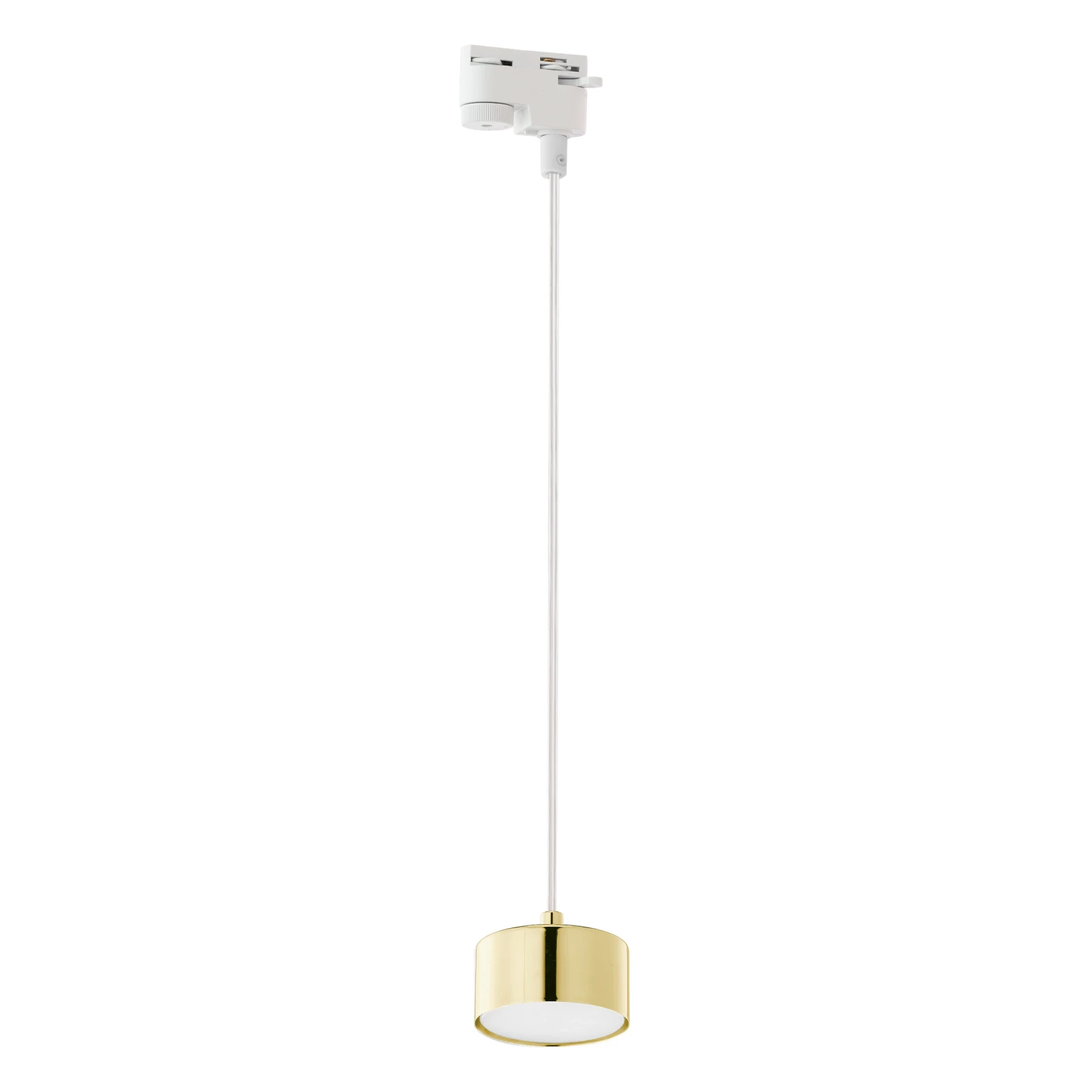Aukso spalvos bėginis pakabinamas šviestuvas GX53, 8 cm