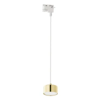 Aukso spalvos bėginis pakabinamas šviestuvas GX53, 8 cm - Nuotrauka 1