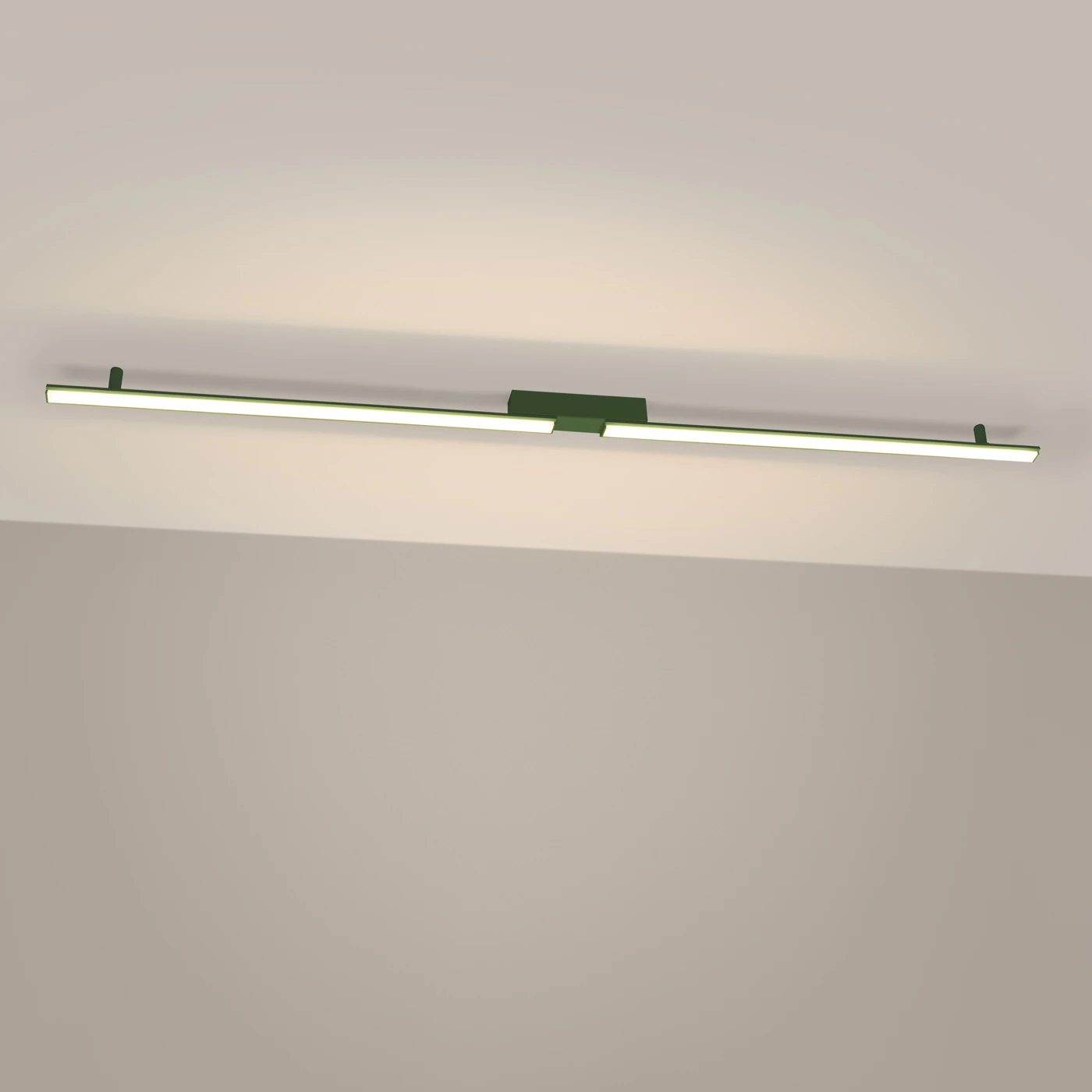 Ceiling lamp 181 cm – linear, olive green, CRI93