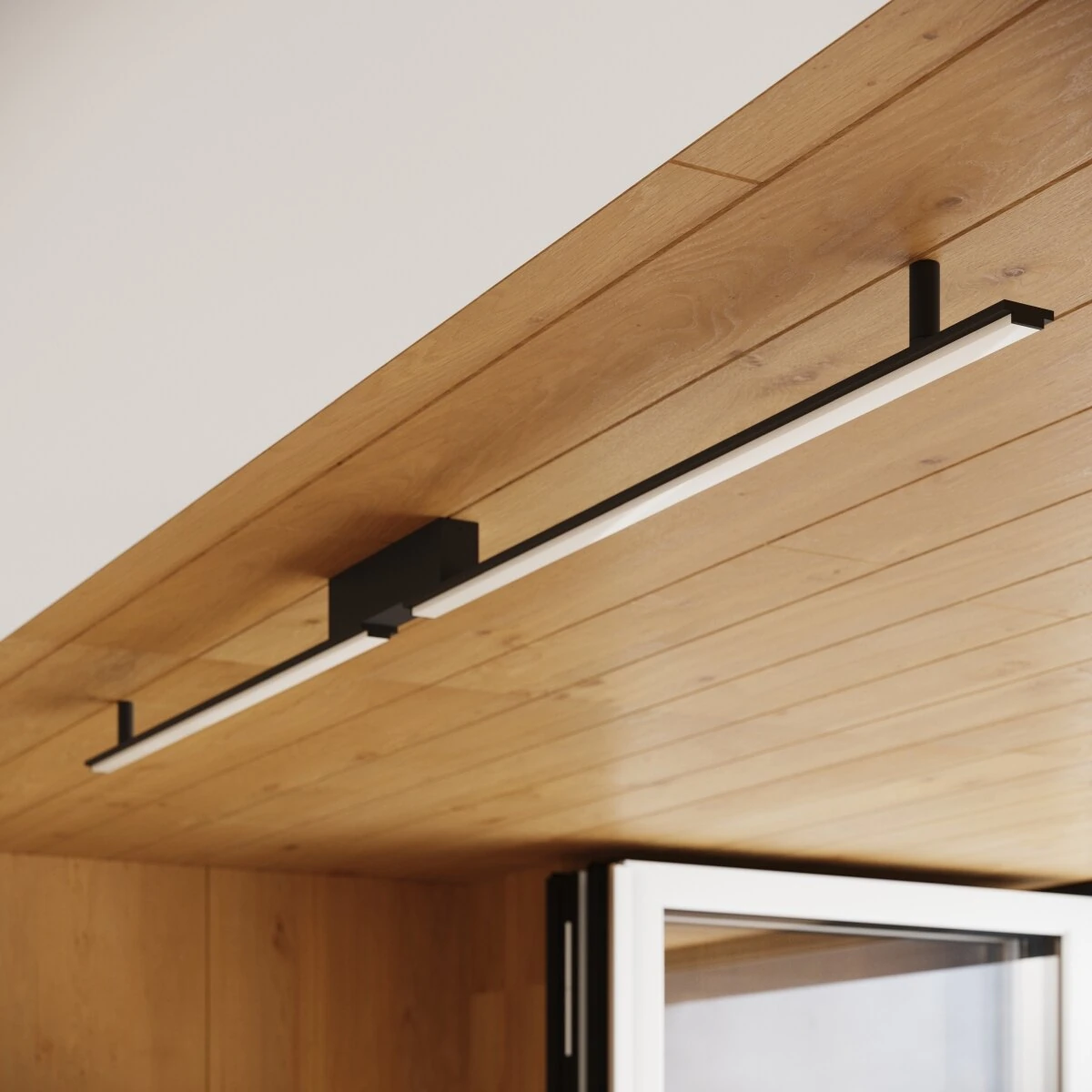 Ceiling lamp 181 cm – linear, olive green, CRI93