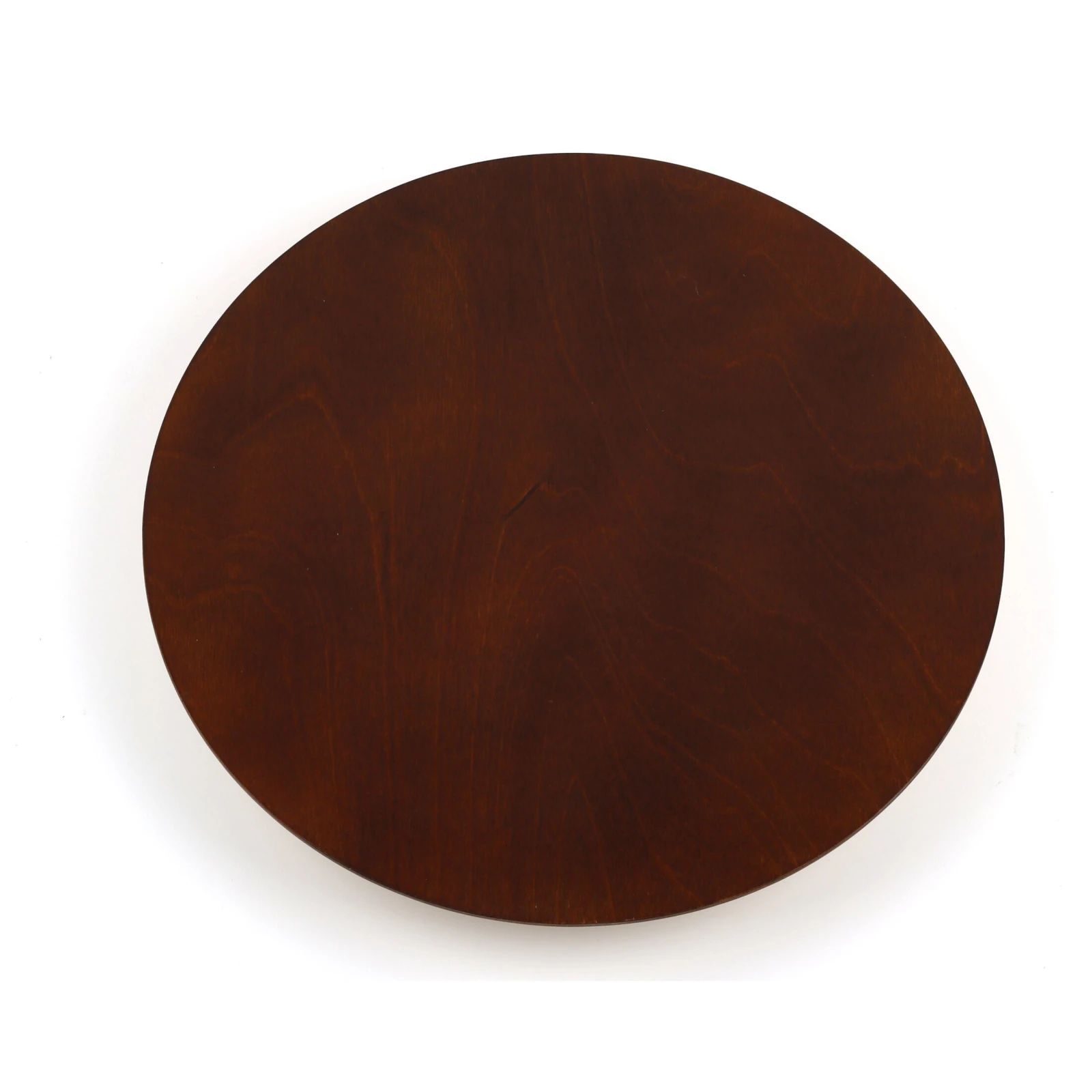 Wall light 4xG9 – round, walnut tone, indirect glow