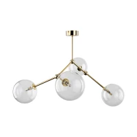 FAIRY GOLD ceiling light 4 x 8 W – globe shades, gold - Image 7