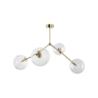 FAIRY GOLD ceiling light 4 x 8 W – globe shades, gold - Image 8