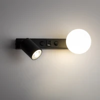 VOX sieninis šviestuvas 2 šviesų su USB-C - Nuotrauka 7