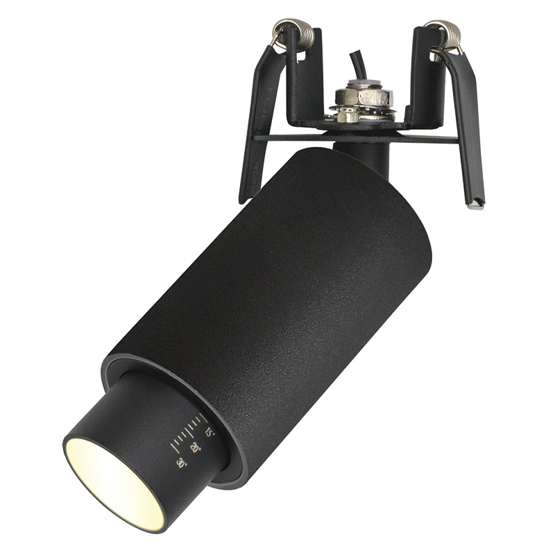 Recessed LED downlight 8W 3000K IP20 – matt black