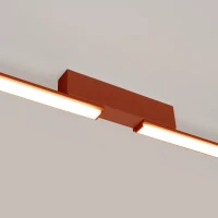 Ceiling lamp 181 cm / 40W – linear, red ochre, CRI93 - Image 6