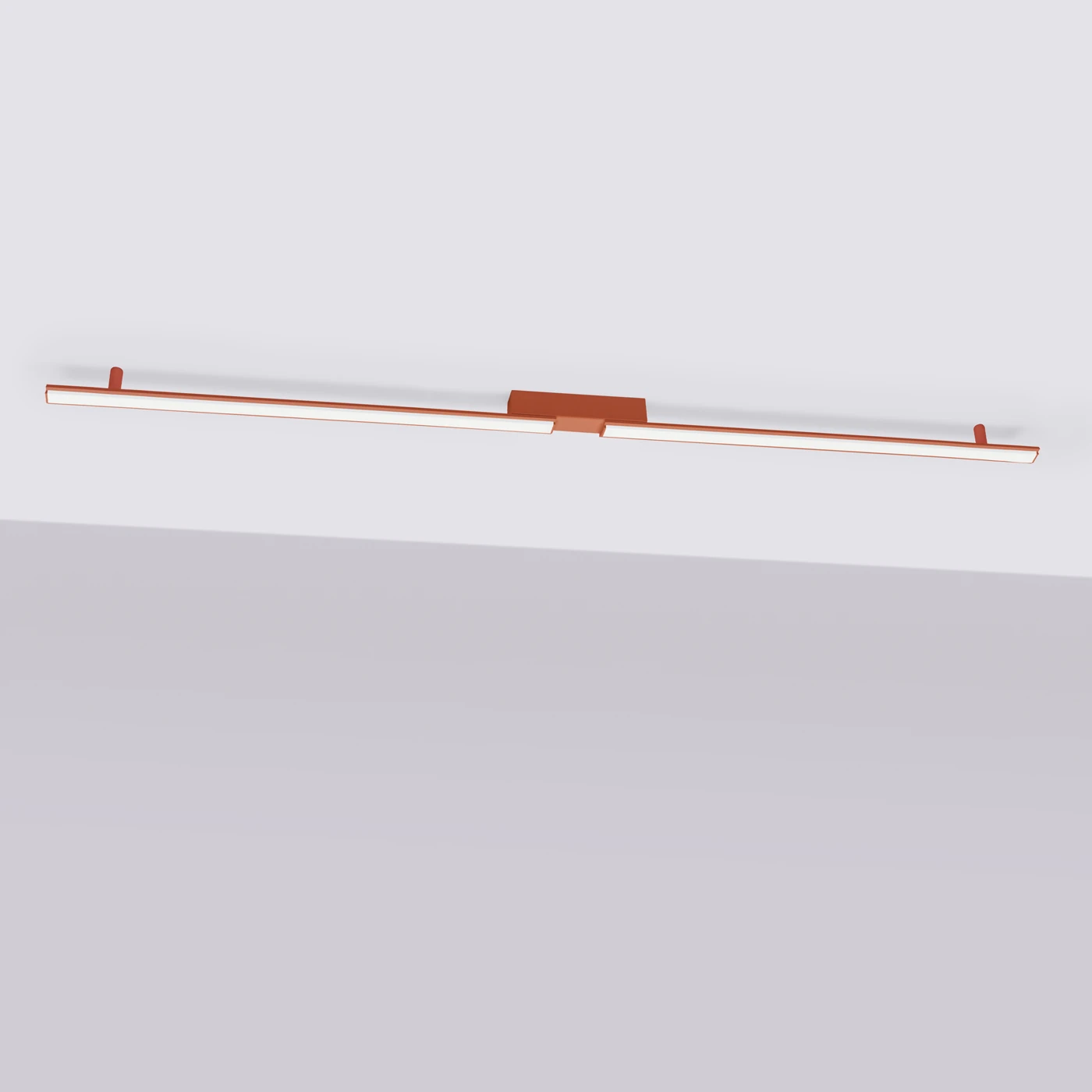 Ceiling lamp 181 cm / 40W – linear, red ochre, CRI93