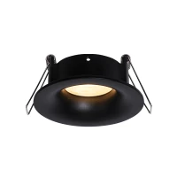 Recessed ceiling spotlight 1xGU10 IP65 – matt black - Image 1