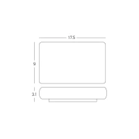 Lauko sieninis LED šviestuvas 2x6W 2700K IP65 – rudas - Nuotrauka 2