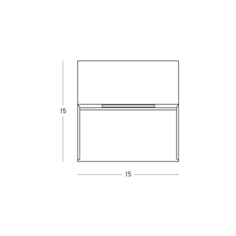 Lauko sieninis LED šviestuvas 6W 2700K/3000K IP65 – rudas
