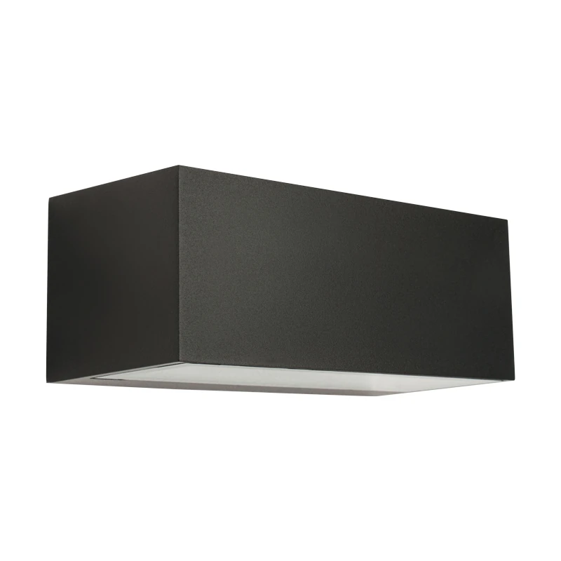 Lauko sieninis LED šviestuvas 2x13.5W 2700K/3000K IP65 – matinis juodas