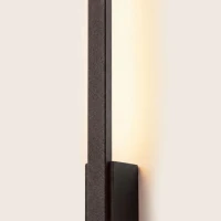 Lauko sieninis LED šviestuvas 12W 2700K IP65 – matinis juodas - Nuotrauka 3