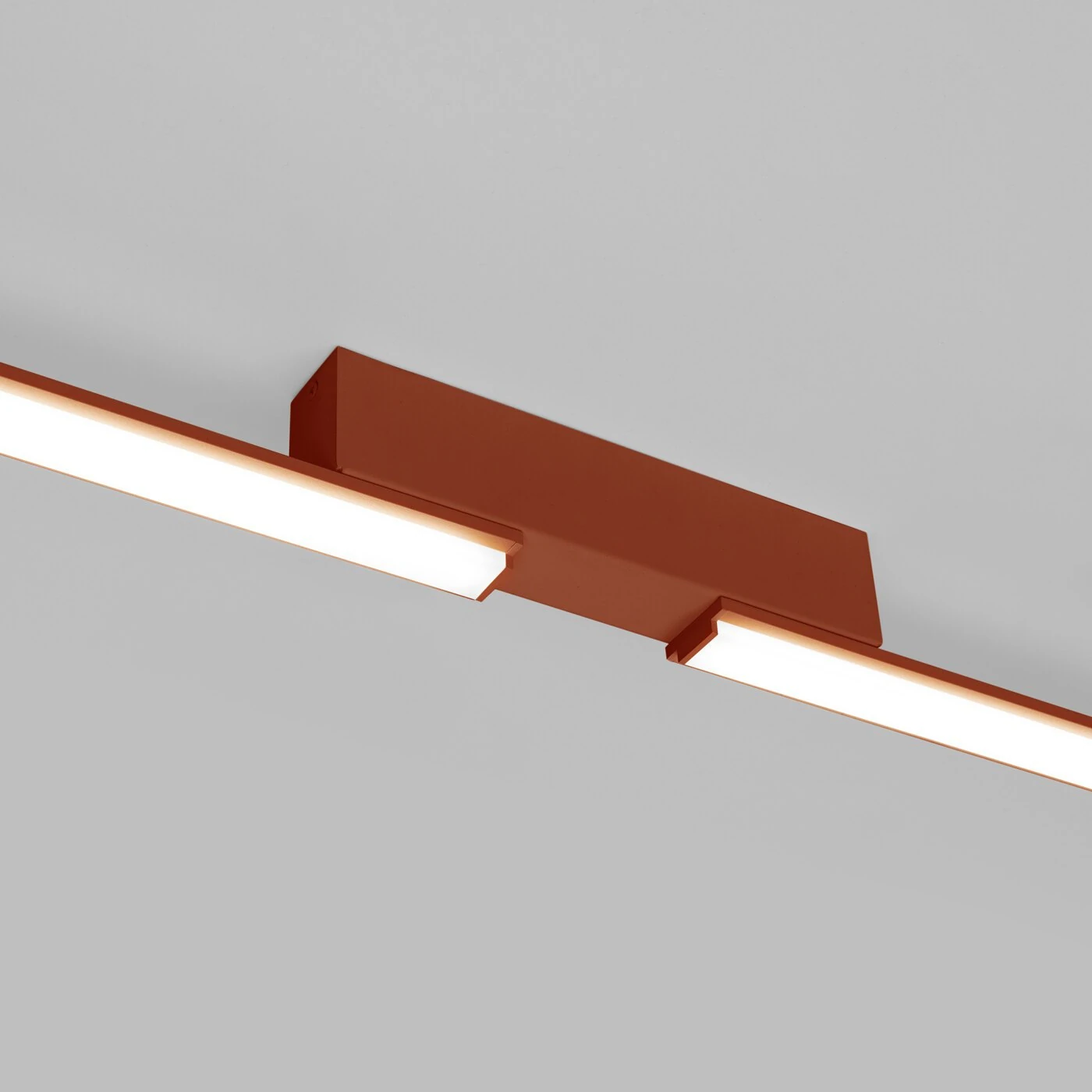 Ceiling light 181 cm / 40W – linear, red ochre, CRI98