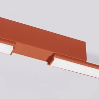 Ceiling light 181 cm / 40W – linear, red ochre, CRI98 - Image 7