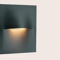Lauko laiptų LED šviestuvas 3W 2700K IP65 – matinis juodas - Nuotrauka 2