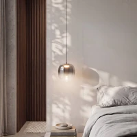 LED pendant light 4W 3000K – smoked grey - Image 1