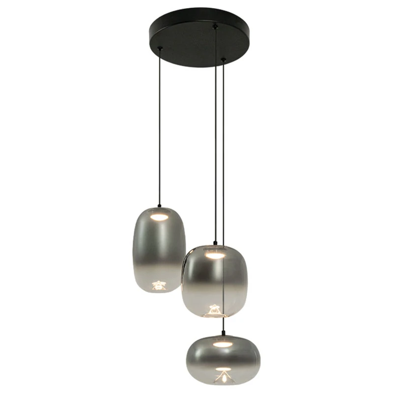 LED pendant light 11W 3000K – smoked grey