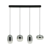 Linijinis pakabinamas LED šviestuvas 15W 3000K – dūmų pilkumo - Nuotrauka 2