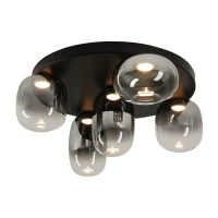 LED ceiling light 18W 3000K – smoked grey - Image 3