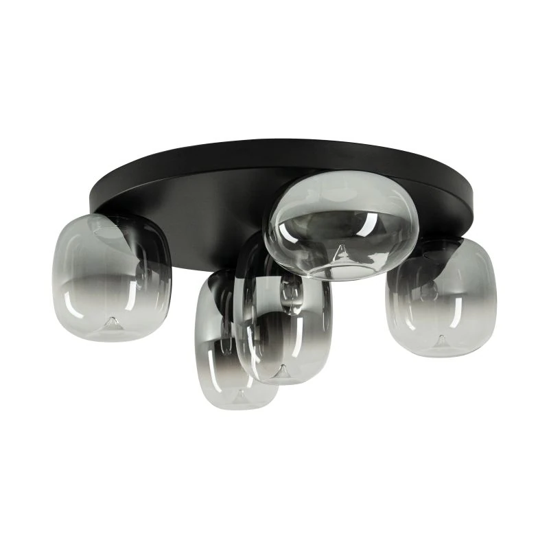 LED ceiling light 18W 3000K – smoked grey