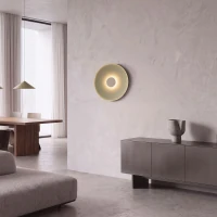 Sieninis LED šviestuvas 6W 3000K – chaki spalvos - Nuotrauka 1