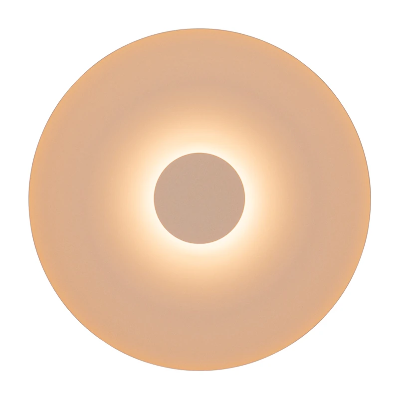 Sieninis LED šviestuvas 6W 3000K – pudros rožinis
