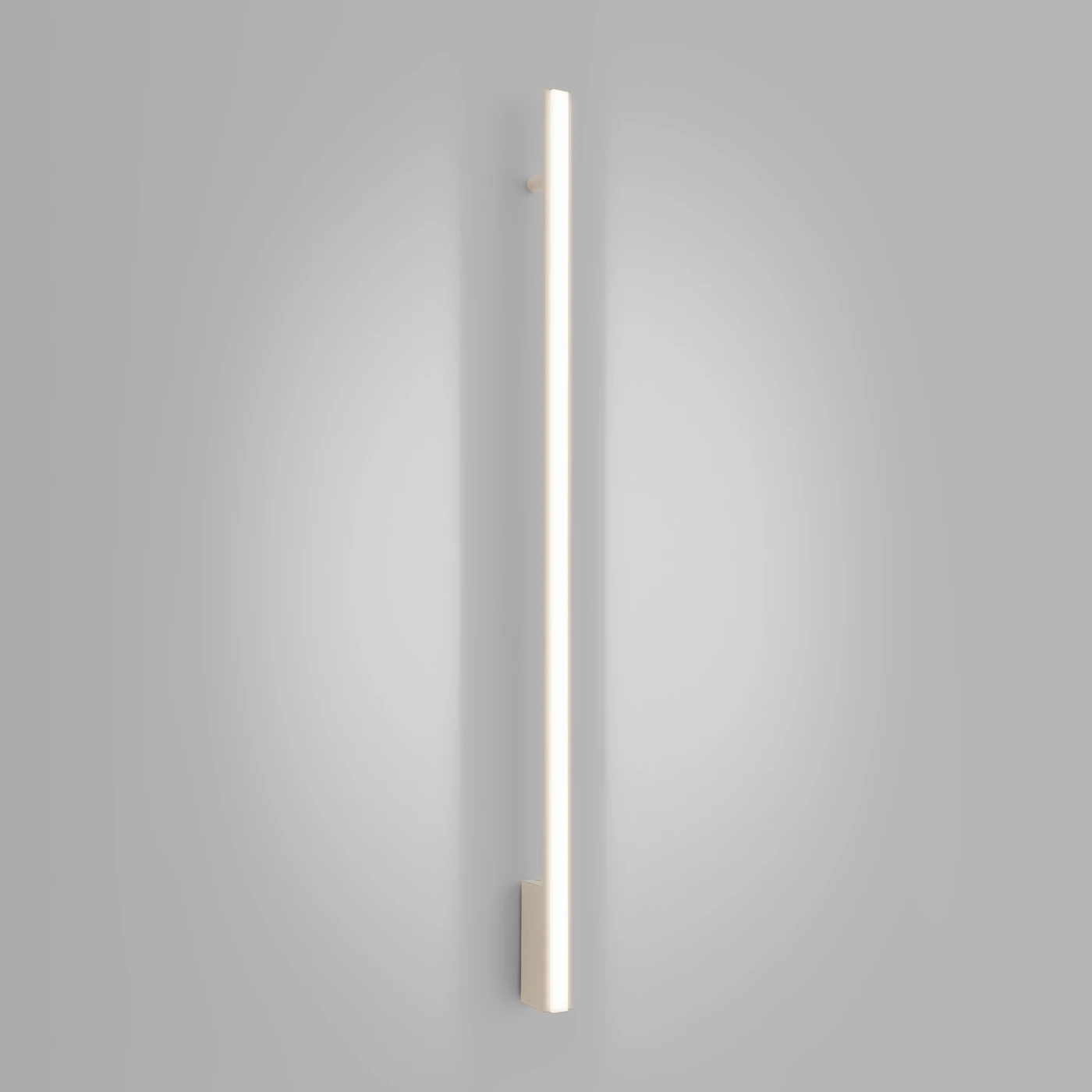 Sieninis LED šviestuvas 118,5 cm – linijinis, smėlinis, CRI98