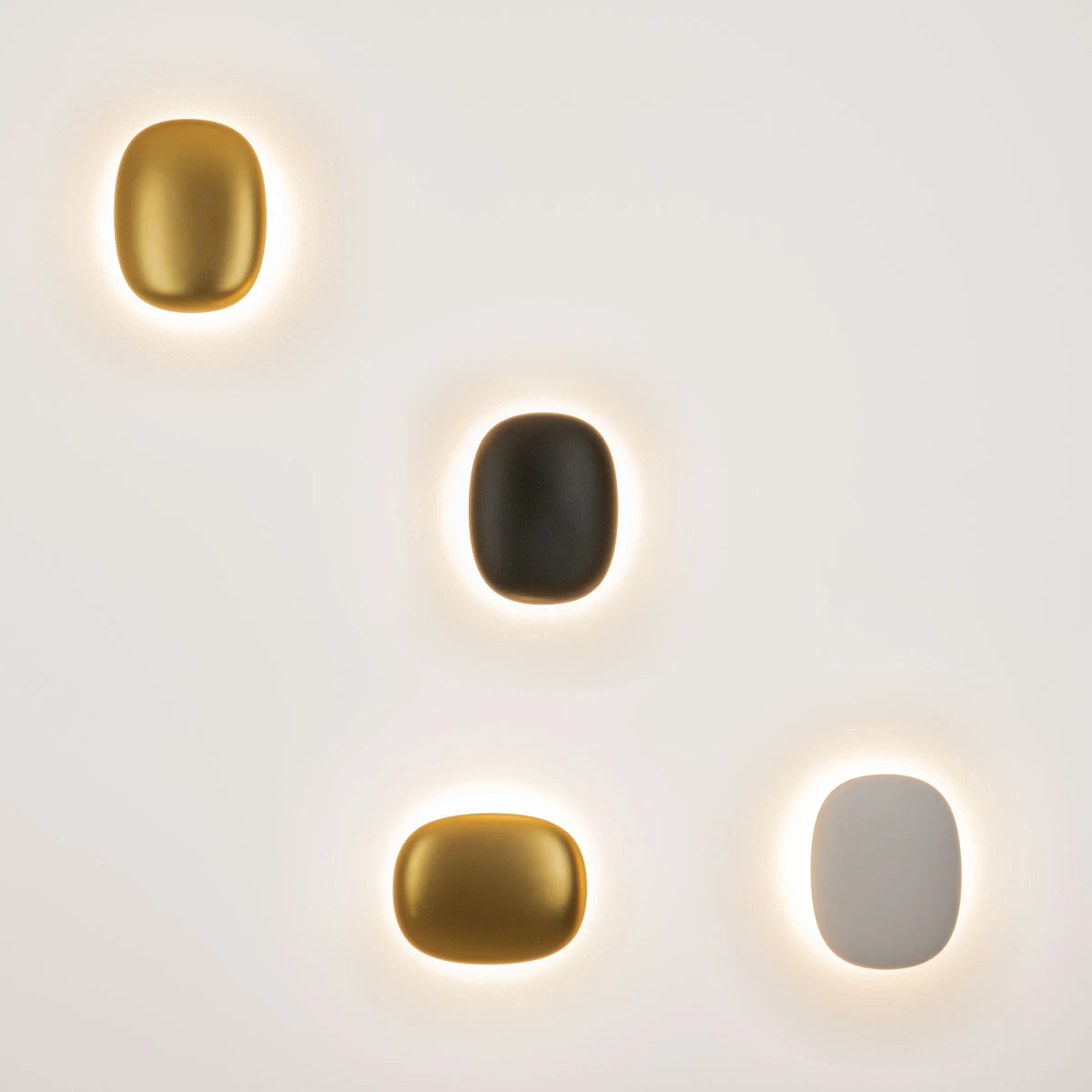 Sieninis LED šviestuvas 10W 3000K – matinis baltas