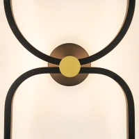Sieninis LED šviestuvas 37W 3000K – matinis juodas - Nuotrauka 3