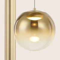 Pakabinamas LED šviestuvas 26W 3000K – aukso spalvos - Nuotrauka 3