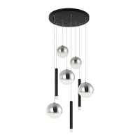 Pakabinamas LED šviestuvas 26W 3000K – matinis juodas - Nuotrauka 2