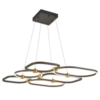 Pakabinamas LED šviestuvas 96W 3000K – matinis juodas - Nuotrauka 1