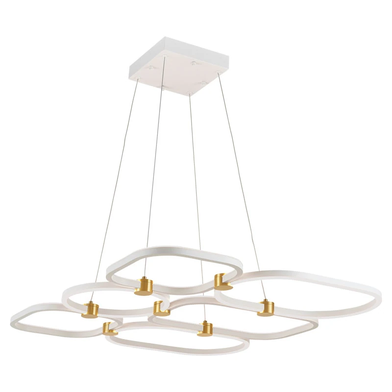 LED pendant light 96W 3000K – matt white