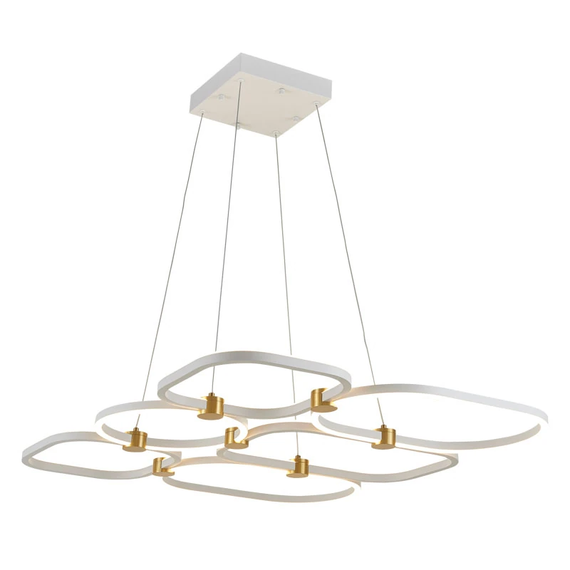 LED pendant light 96W 3000K – matt white