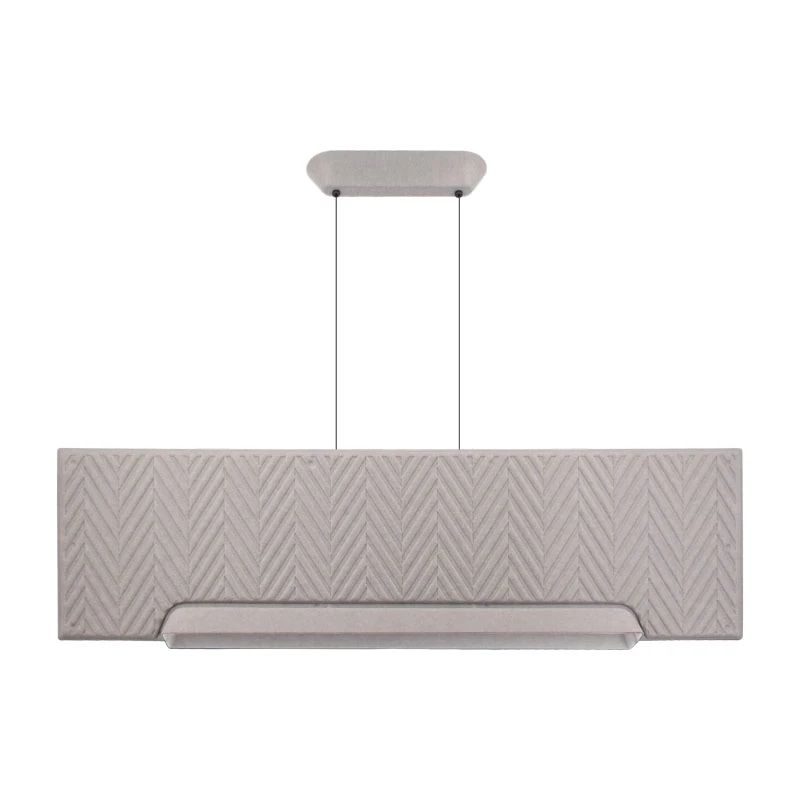 Linijinis pakabinamas LED šviestuvas 26W 3000K – pilkas