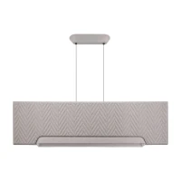 Linijinis pakabinamas LED šviestuvas 26W 3000K – pilkas - Nuotrauka 2