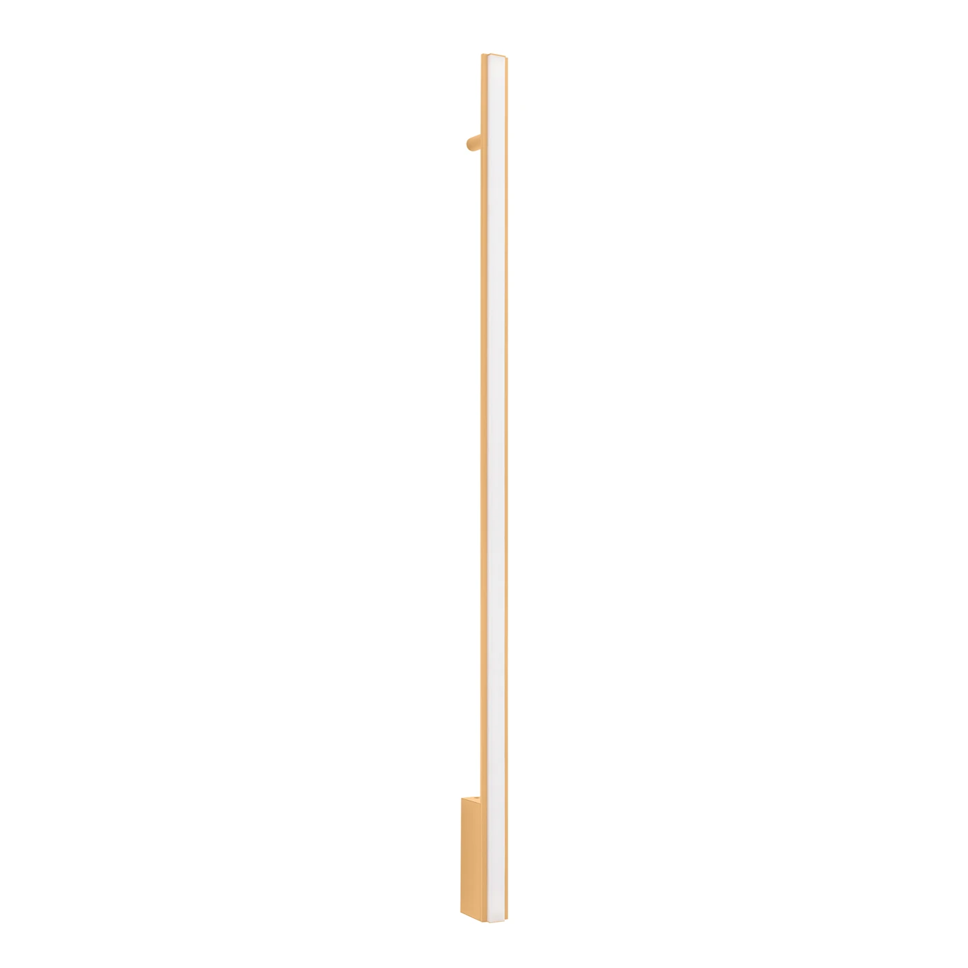 Sieninis šviestuvas 118,5 cm – linijinis, auksinis, šiltos LED šviesos